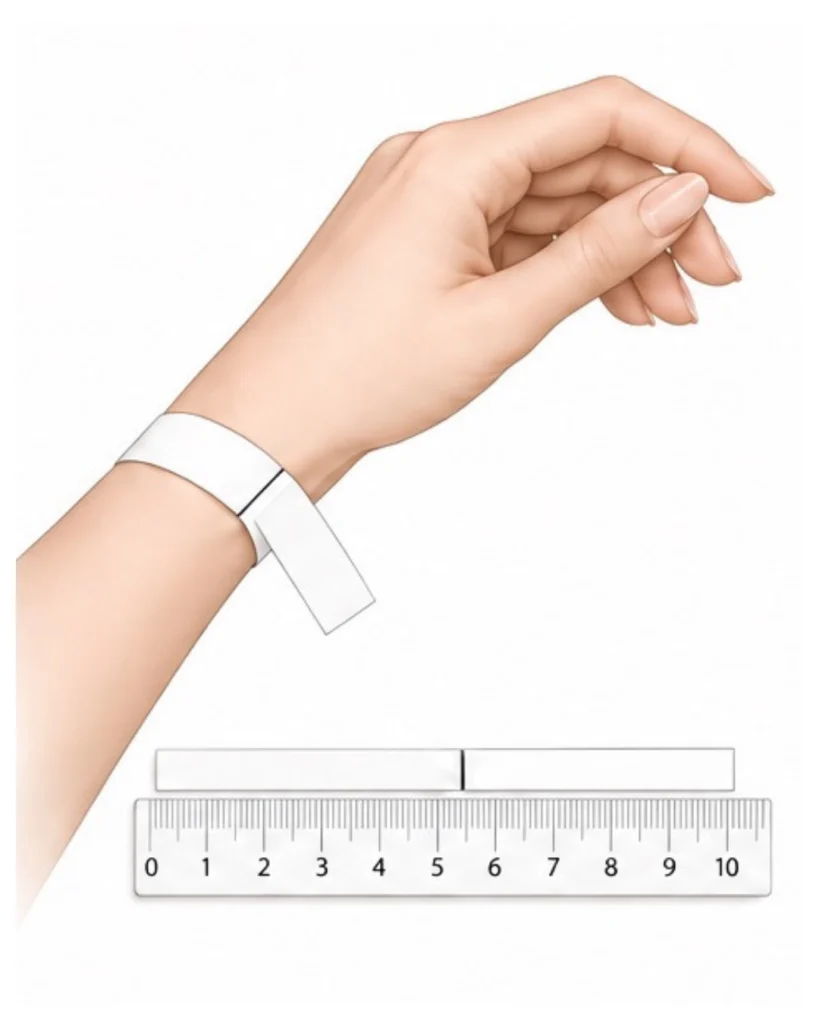 Cómo medir la muñeca para elegir la talla de pulsera AULINE